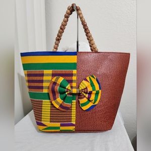 African style large tote